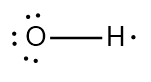 Draw the Lewis Dot Structure for the radical hydroxide, OH. | Channels