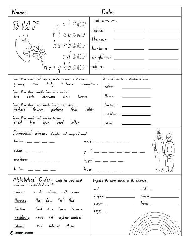Letter combination "our" Studyladder Interactive Learning Games