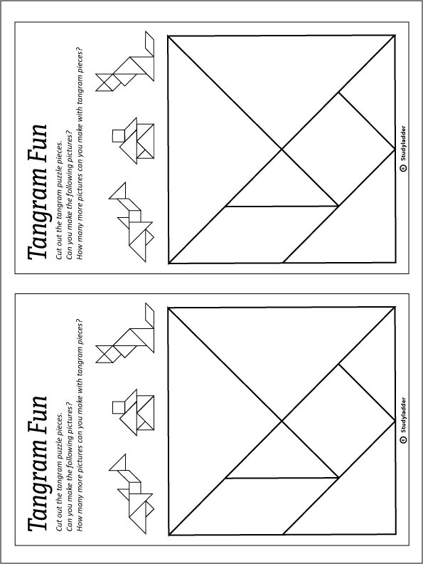 Tangram Puzzle Pieces Studyladder Interactive Learning Games