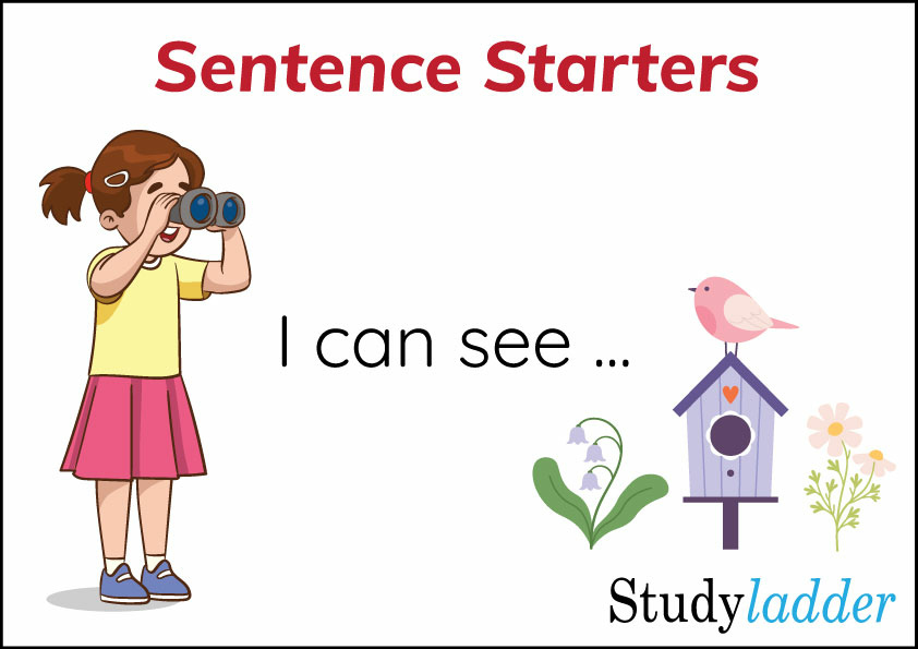 Sentence Starters I can see... Studyladder Interactive Learning Games