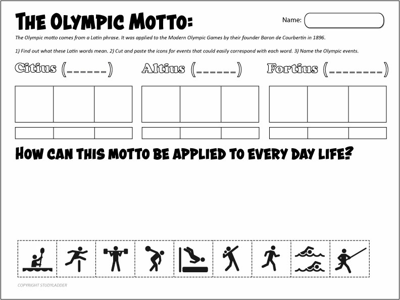 The Olympic Motto Studyladder Interactive Learning Games