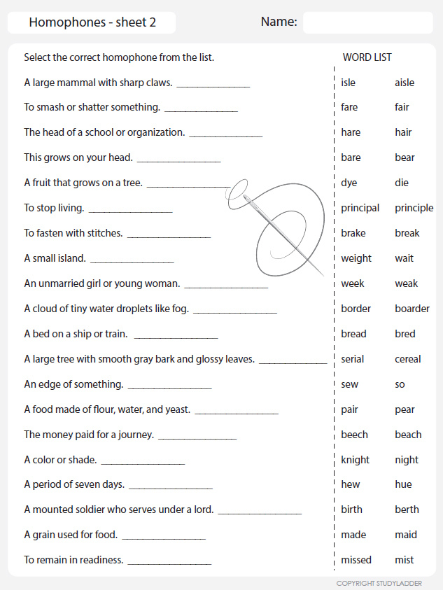 Homophones 2 Studyladder Interactive Learning Games