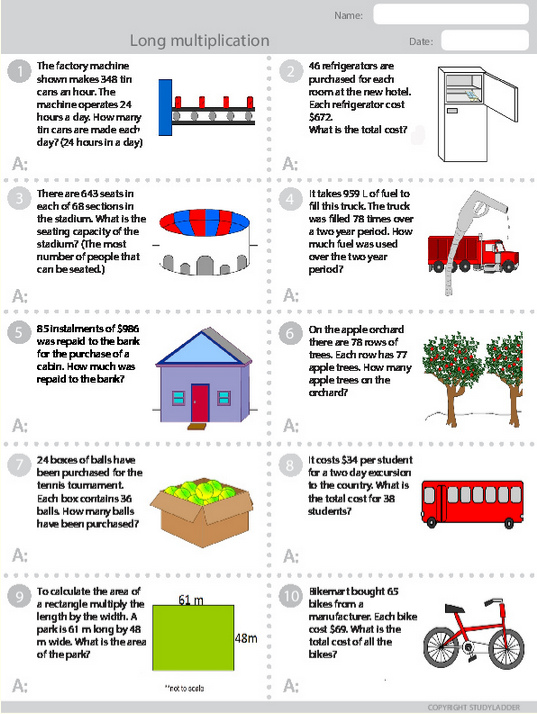 Long Multiplication Lesson Plan Ks2 formal