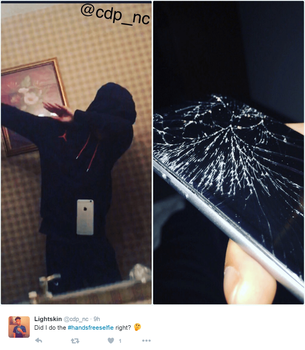 New ‘selffive' selfie craze is the trendiest way to break your phone