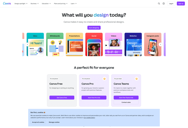 Canva WebBased Graphic Design Platform Sugggest