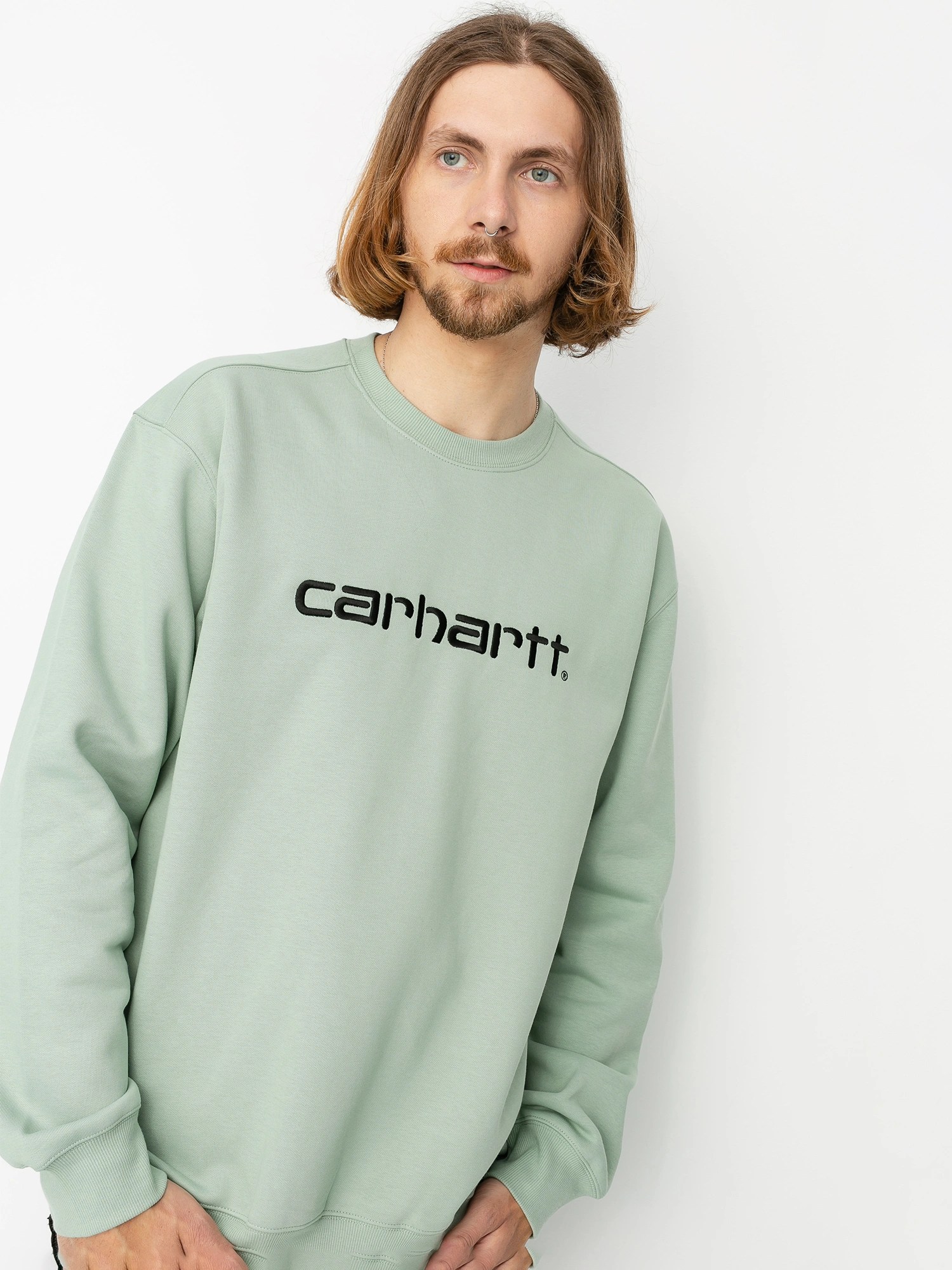 Carhartt WIP Carhartt Sweatshirt (frosted green/black)