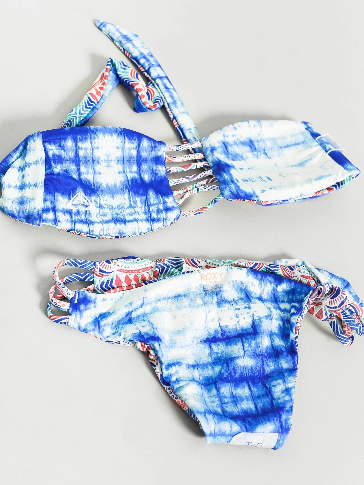 Roxy Bikini Set Strappy Love Bandeau Bikini Set Wmn (multicolor)