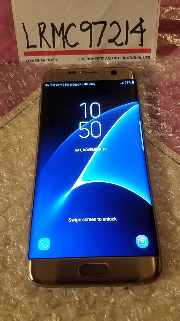 Samsung Galaxy S7 Edge Unlocked, Gold, 32GB, SMG935F LRMC97214