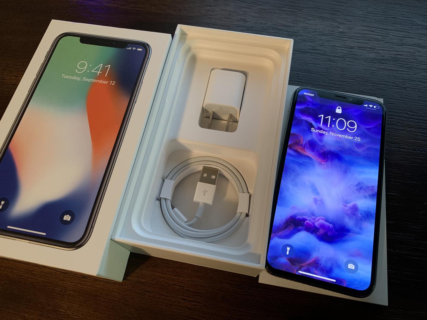 Apple iPhone X (Verizon) [A1865] Silver, 64 GB LRMP80560 Swappa