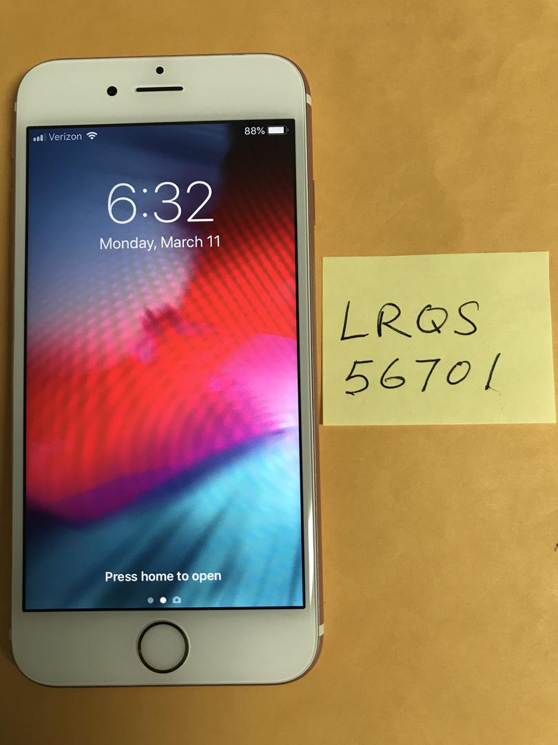Apple iPhone 6S Verizon, Rose Gold, 64GB, A1688 LRQS56701 Swappa