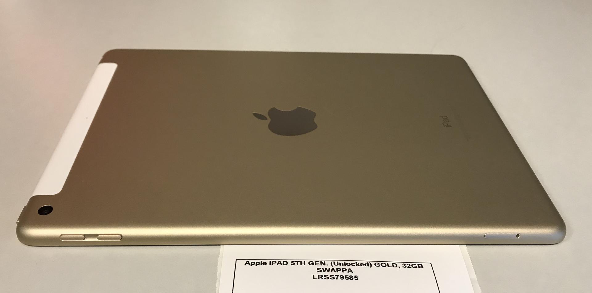 Apple iPad 5th Gen Unlocked, Gold, 32GB, A1823 LRSS79585 Swappa