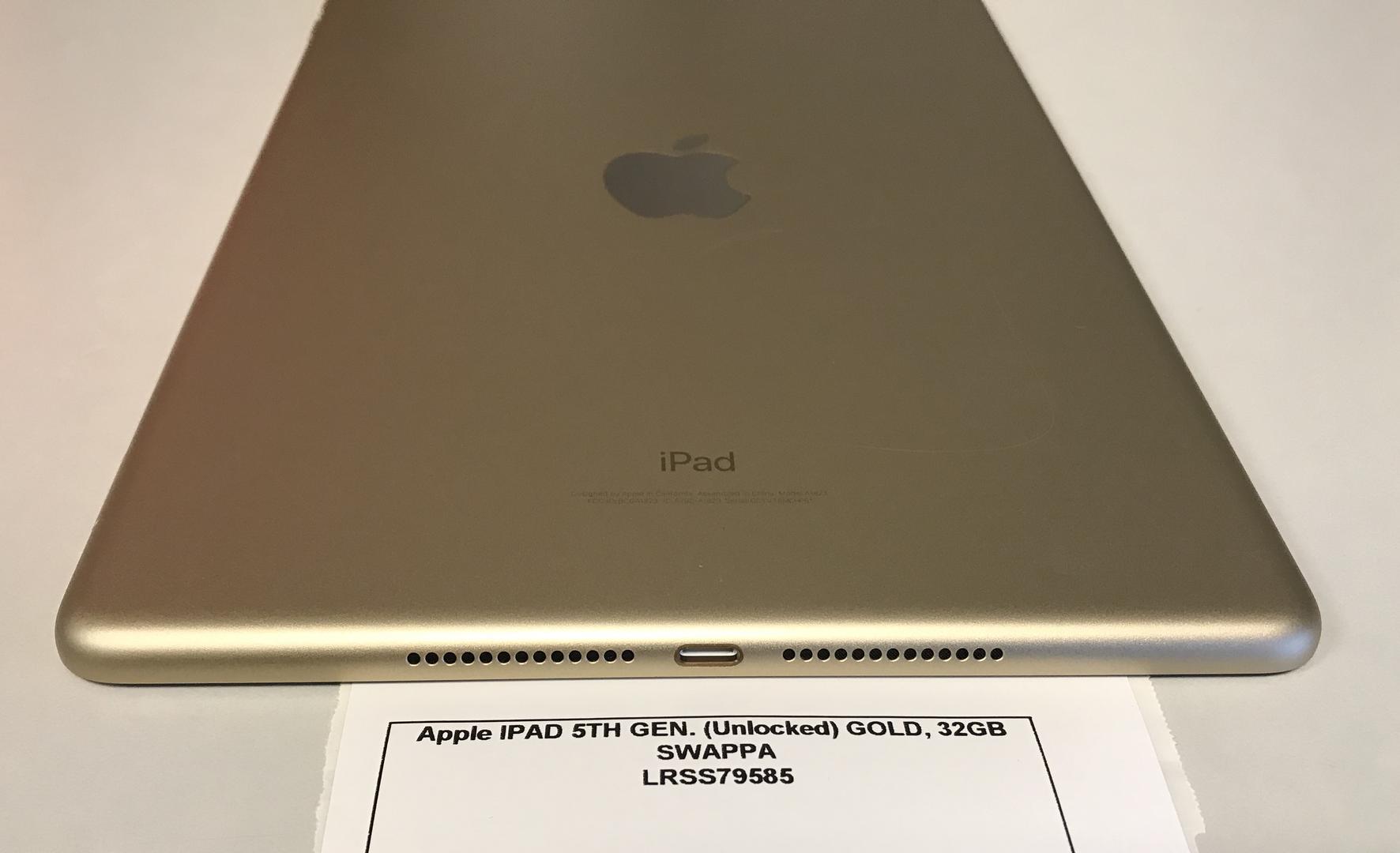 Apple iPad 5th Gen Unlocked, Gold, 32GB, A1823 LRSS79585 Swappa