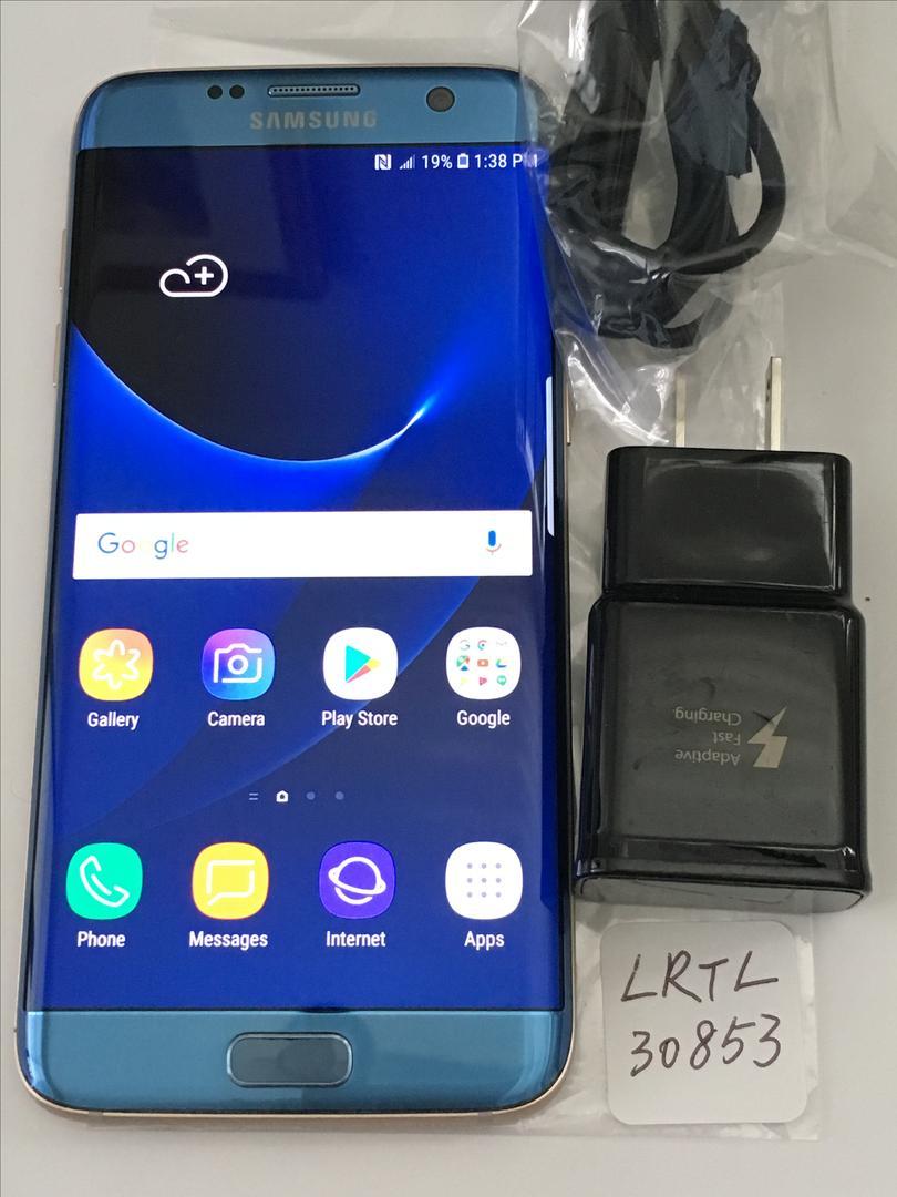 Samsung Galaxy S7 Edge Unlocked, Blue, 32GB, SMG935W8 LRTL30853