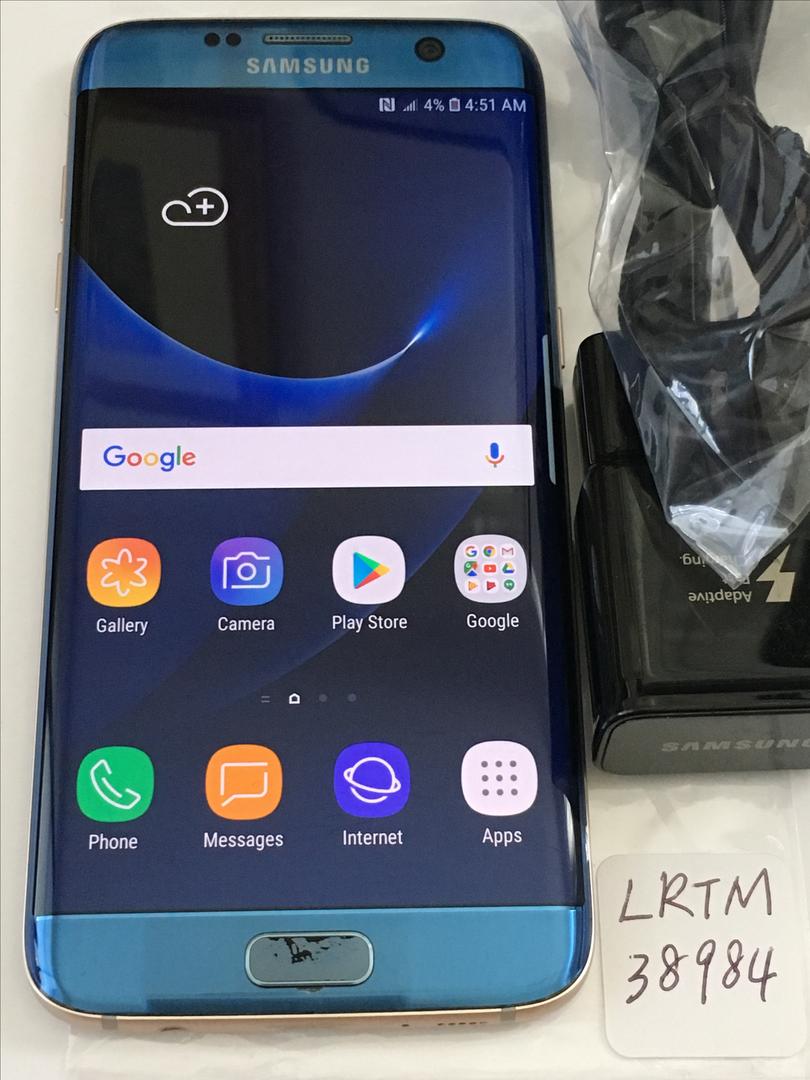 Samsung Galaxy S7 Edge Unlocked, Blue, 32GB, SMG935W8 LRTM38984 Swappa