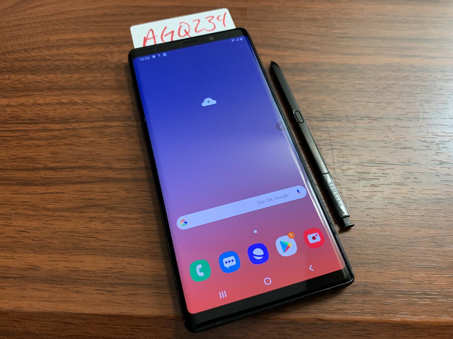 Samsung Galaxy Note 9 Unlocked, Black, 128GB, 6GB, SMN960U1