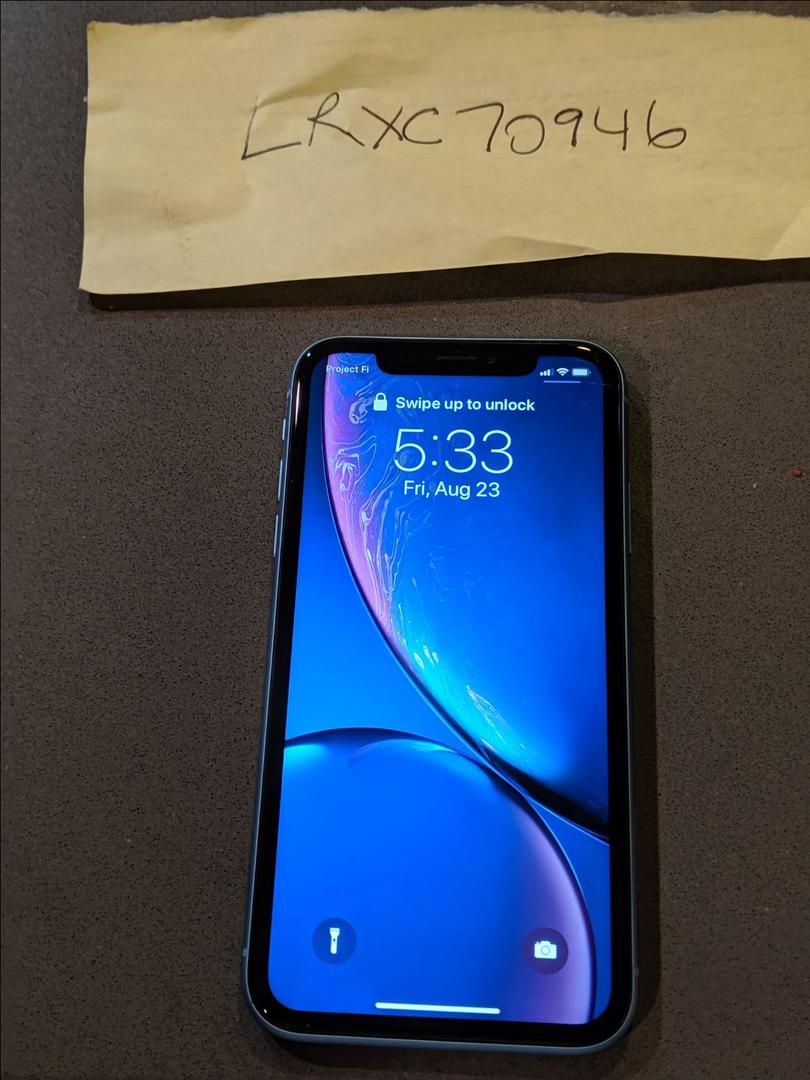 Apple iPhone Xr (TMobile) [A1984] Blue, 64 GB LRXC70946 Swappa