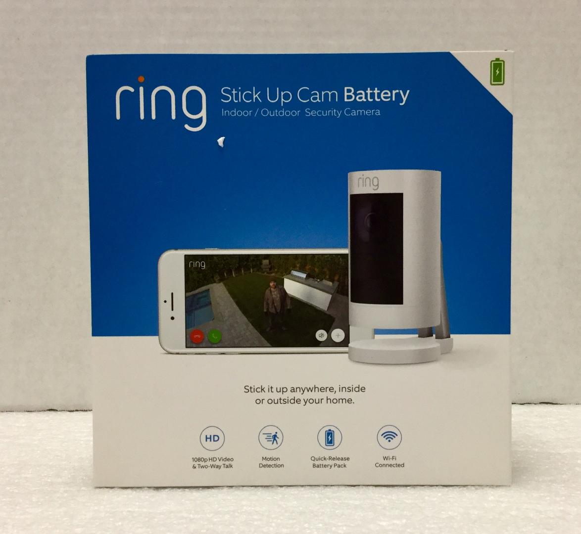 Ring Stick Up Cam 2nd Gen, Battery Black in San Diego LRXH78565