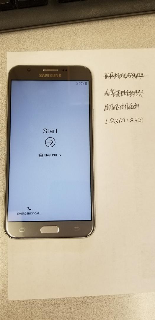 Samsung Galaxy J7 2017 (Verizon), V Silver, 16 GB, 2 GB LRXM12451 Swappa