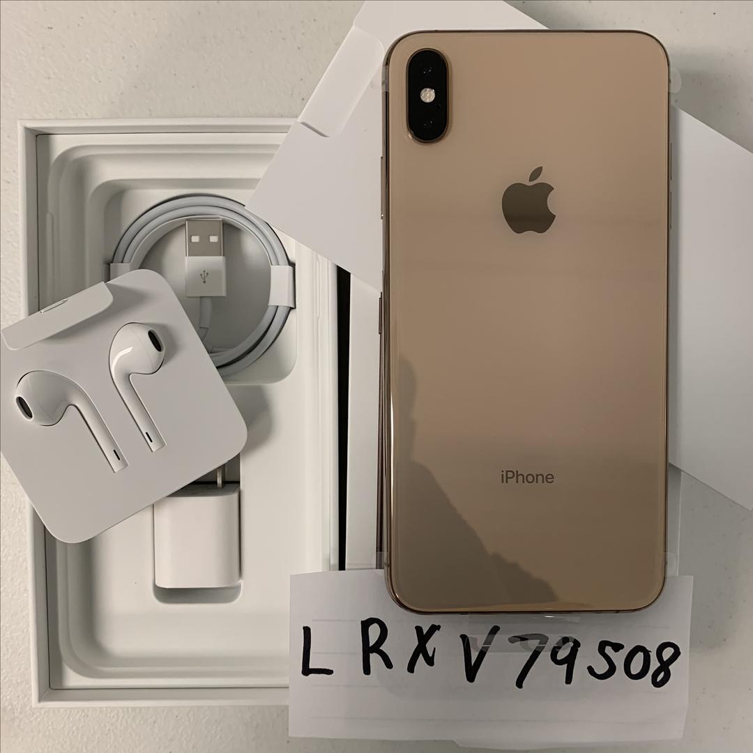 Apple iPhone Xs Max Unlocked, Gold, 64GB, A1921 LRXV79508 Swappa