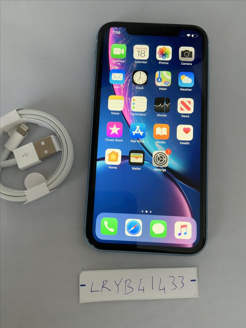 Apple iPhone Xr Cricket, Blue, 128GB, A1984 LRYB41433 Swappa