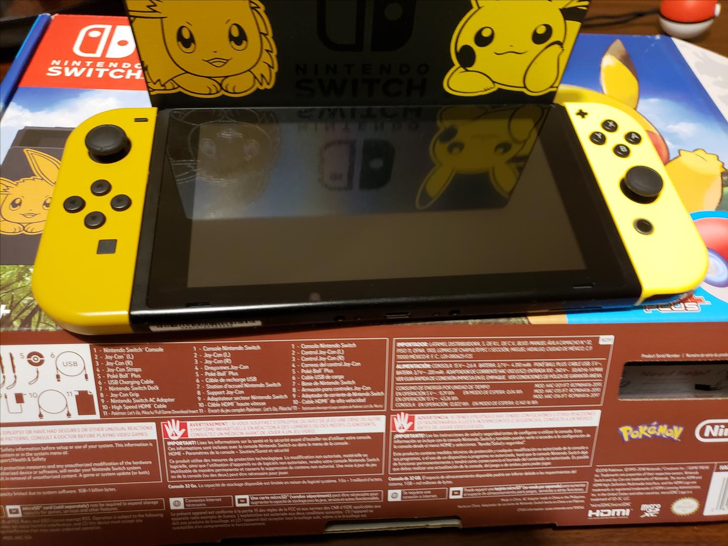 Nintendo Switch Grey, 32GB, Pikachu Edition LRYF07785 Swappa