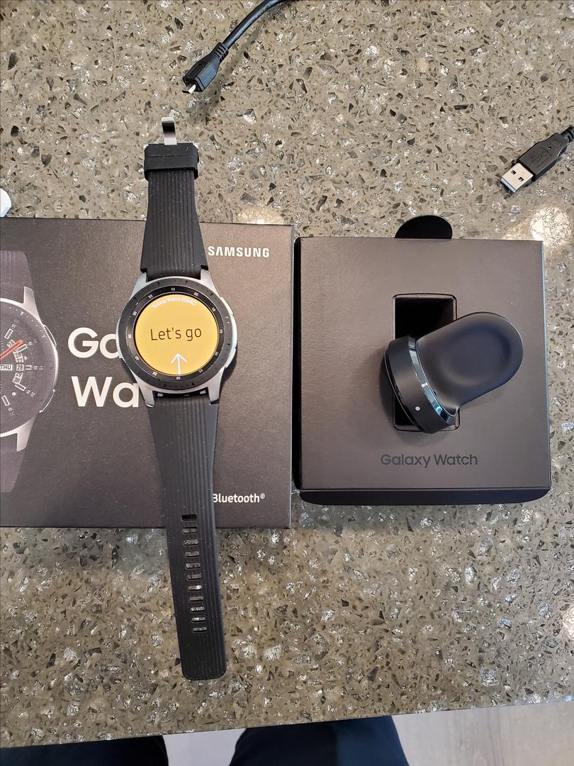 Samsung Galaxy Watch 46mm Silver, Bluetooth LRYM67995 Swappa