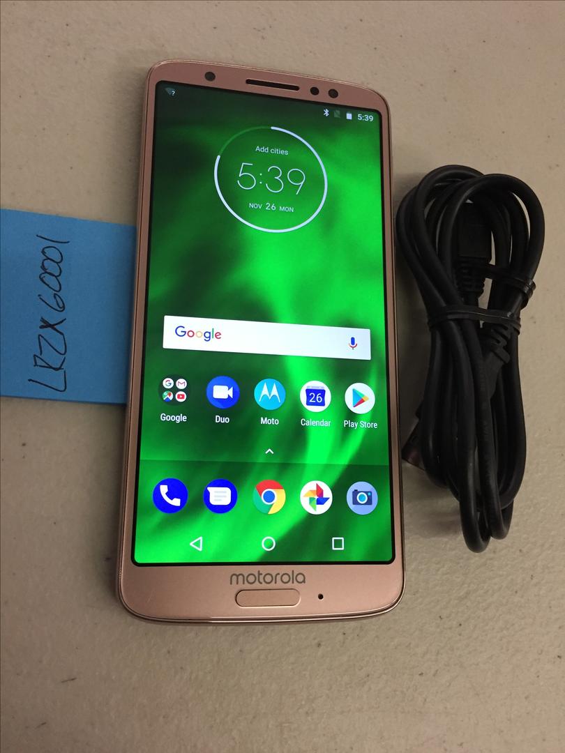 Moto G6 Unlocked, Rose Gold, 32GB, 3GB LRZX60001 Swappa