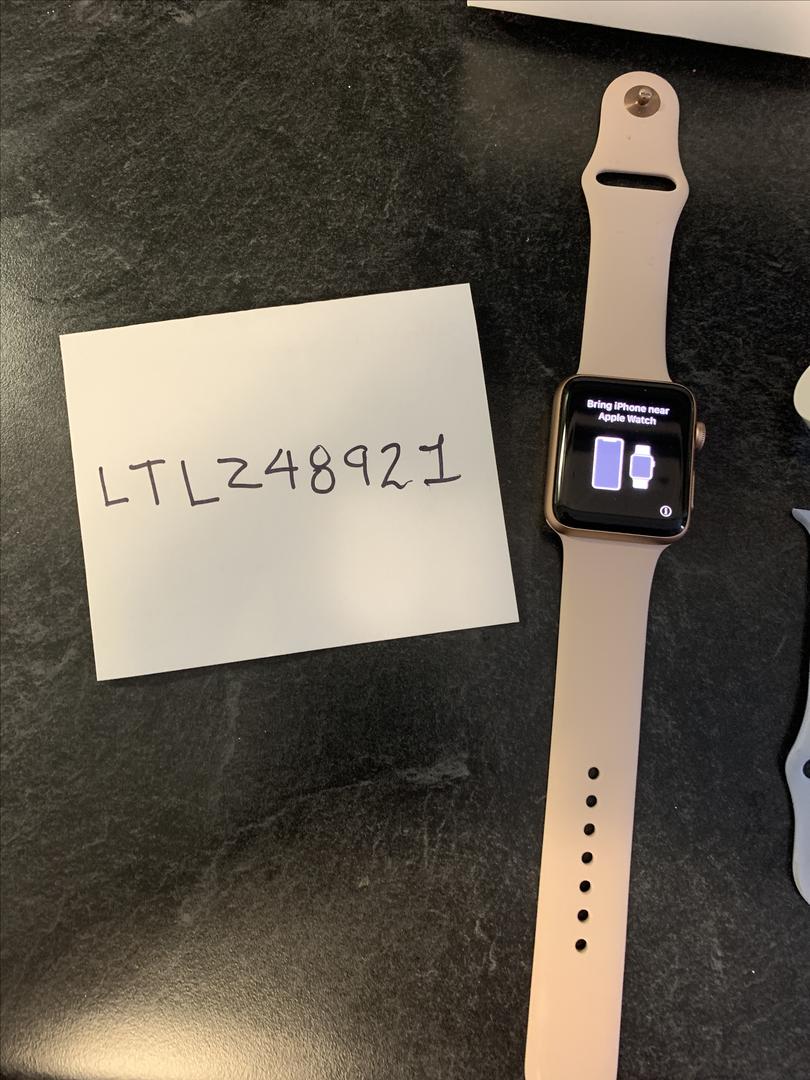 Apple Watch Series 3 42mm Verizon, Gold, A1861, Aluminum LTLZ48921