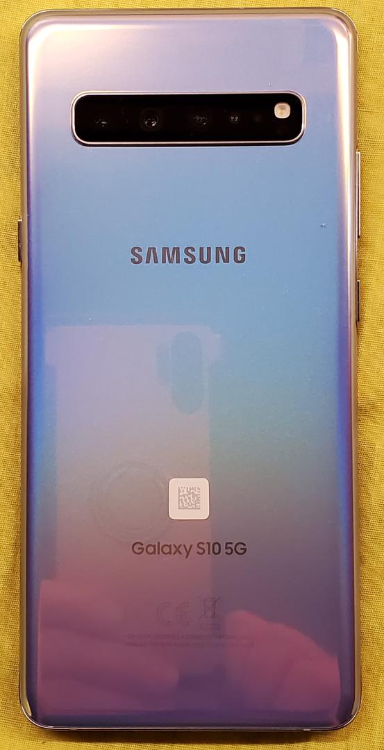 Samsung Galaxy S10 5G Verizon, Silver, 256GB, 8GB, SMG977U