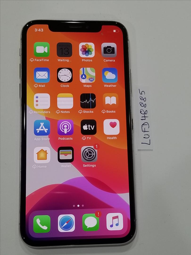 Apple iPhone X (TMobile) [A1901], GSM Silver, 64 GB LUFD48885 Swappa