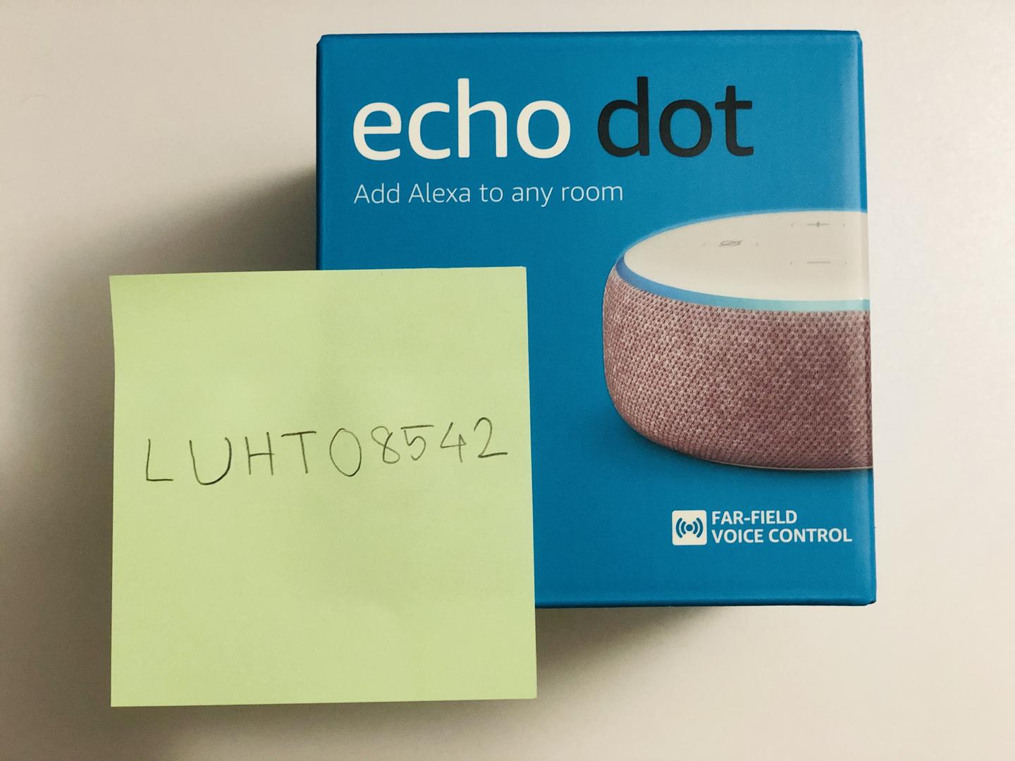 Amazon Echo Dot 3rd Gen Plum LUHT08542 Swappa