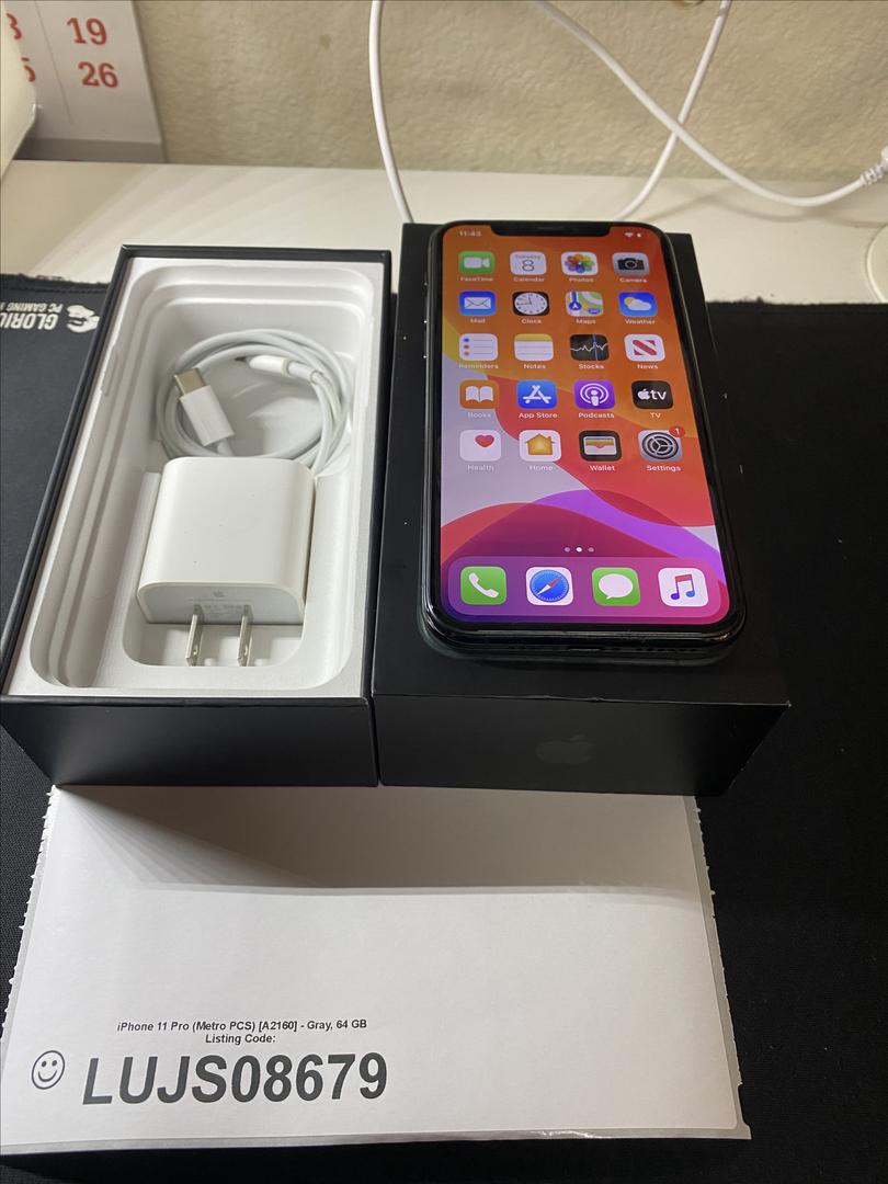 Apple iPhone 11 Pro (Metro PCS) [A2160] Gray, 64 GB LUJS08679 Swappa