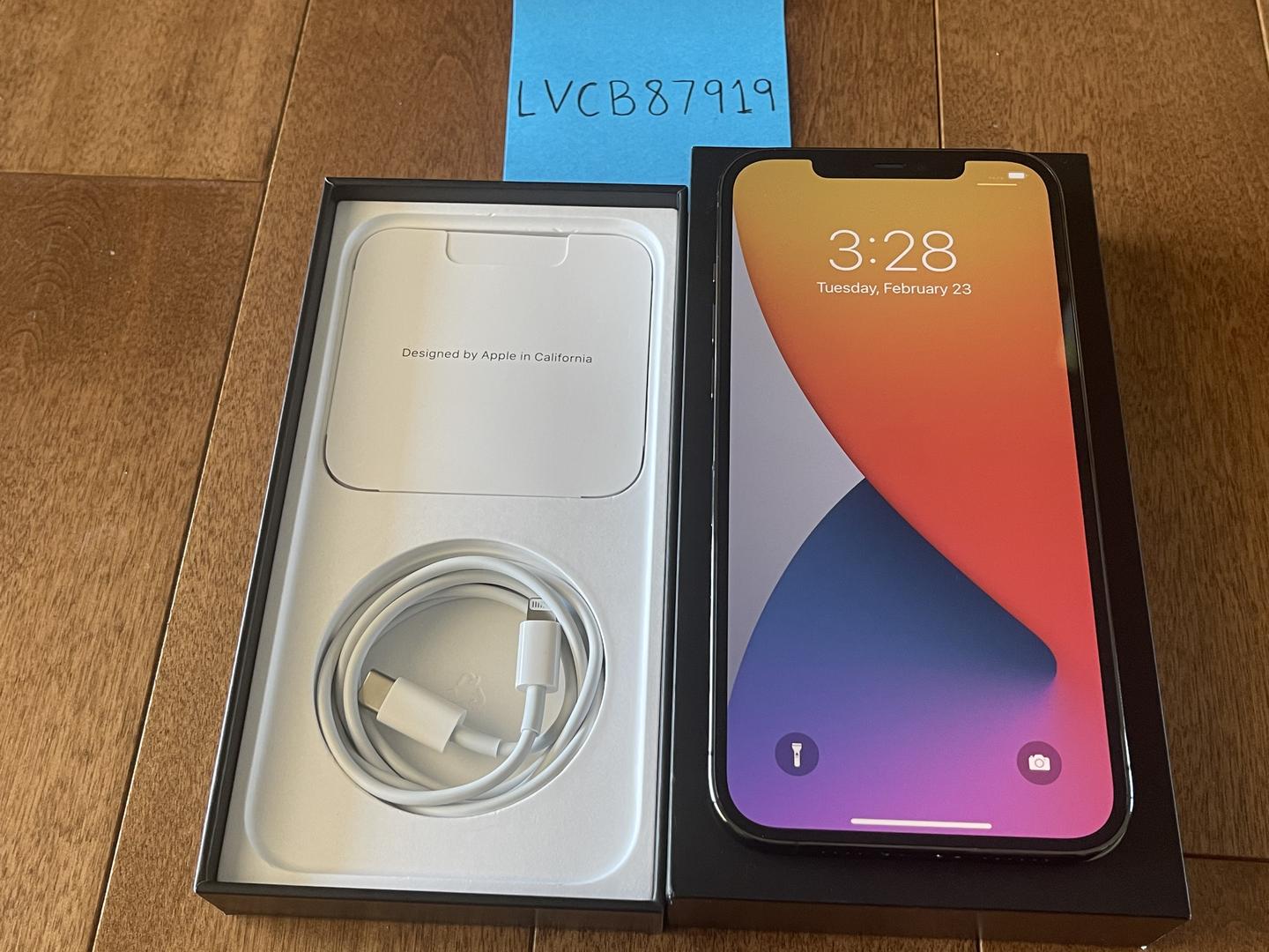 Apple iPhone 12 Pro Max (Unlocked) [A2342] Graphite, 128 GB