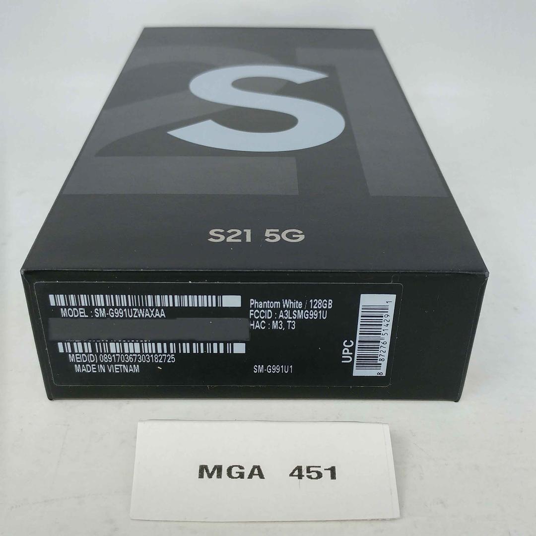 Samsung Galaxy S21 5G Unlocked, White, 128GB, 8GB, SMG991U1