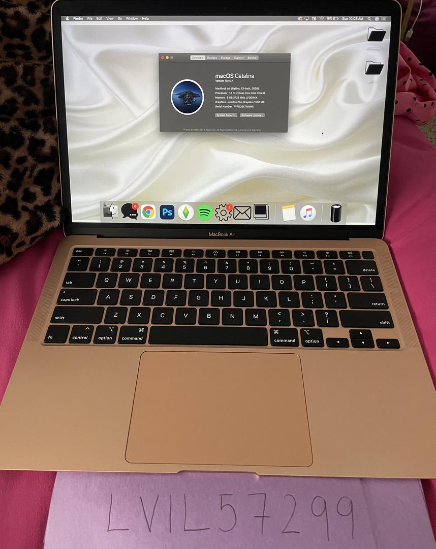 MacBook Air 2020 13" I3, Gold, 256GB, 8GB LVIL57299 Swappa