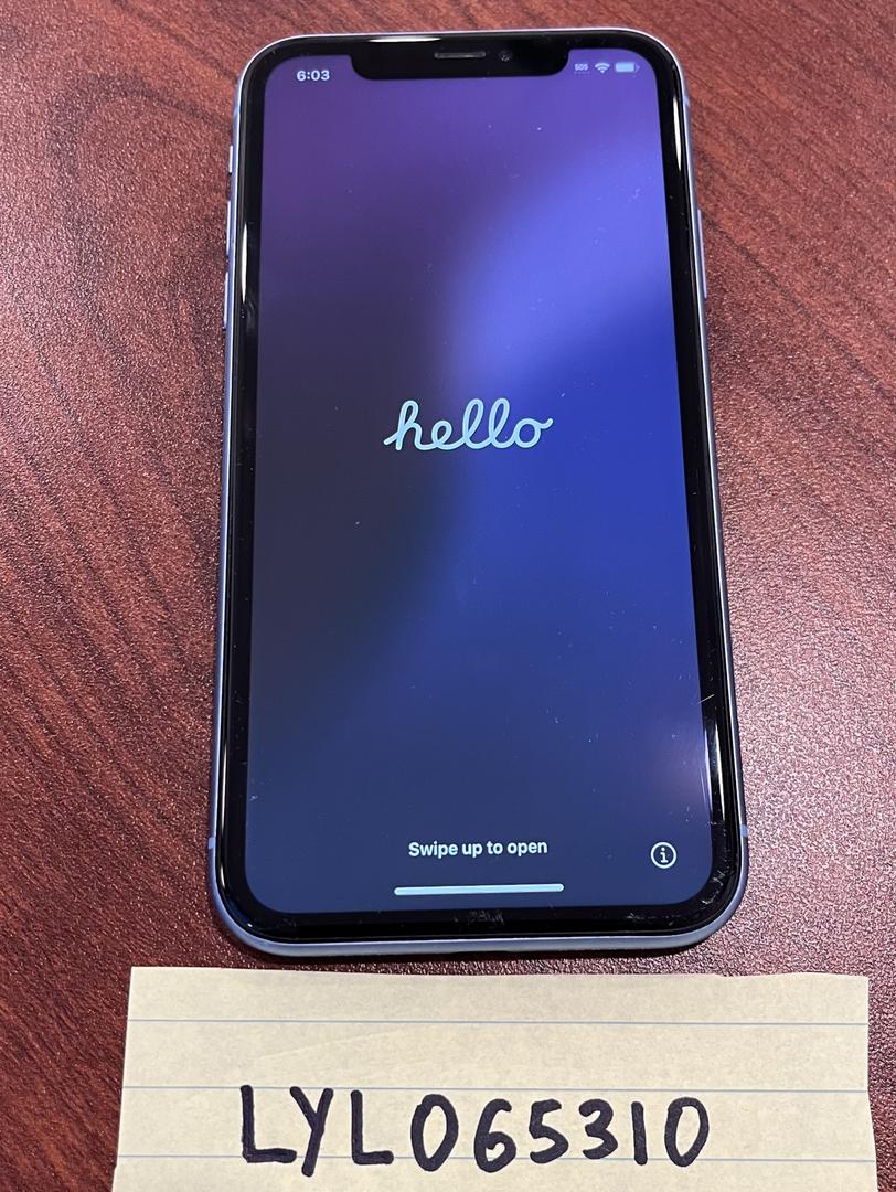 Apple iPhone Xr Unlocked, Blue, 64GB, A1984 LYLO65310 Swappa