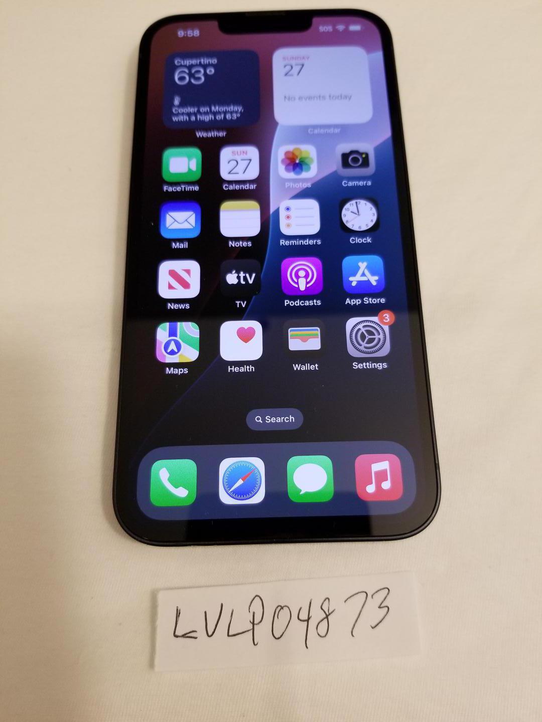 Apple iPhone 14 Unlocked, Midnight, 128GB, A2649 LYLP04873 Swappa