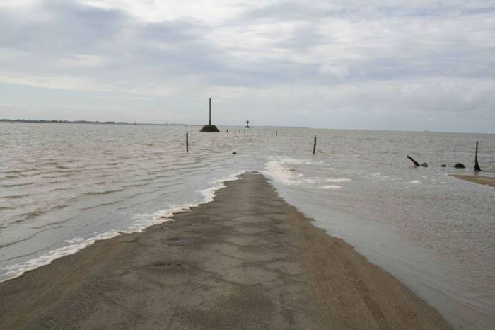 This Road In France Disappears Underwater Twice A Day ThatViralFeed