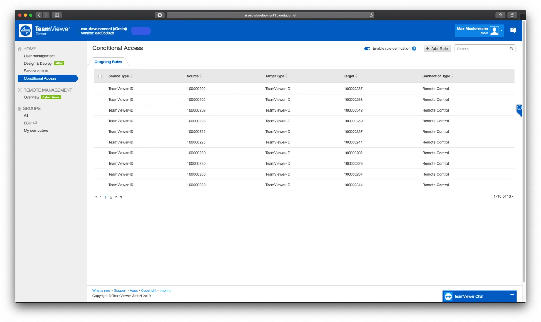 TeamViewer Tensor™ Enterprise Remote Connectivity Platform