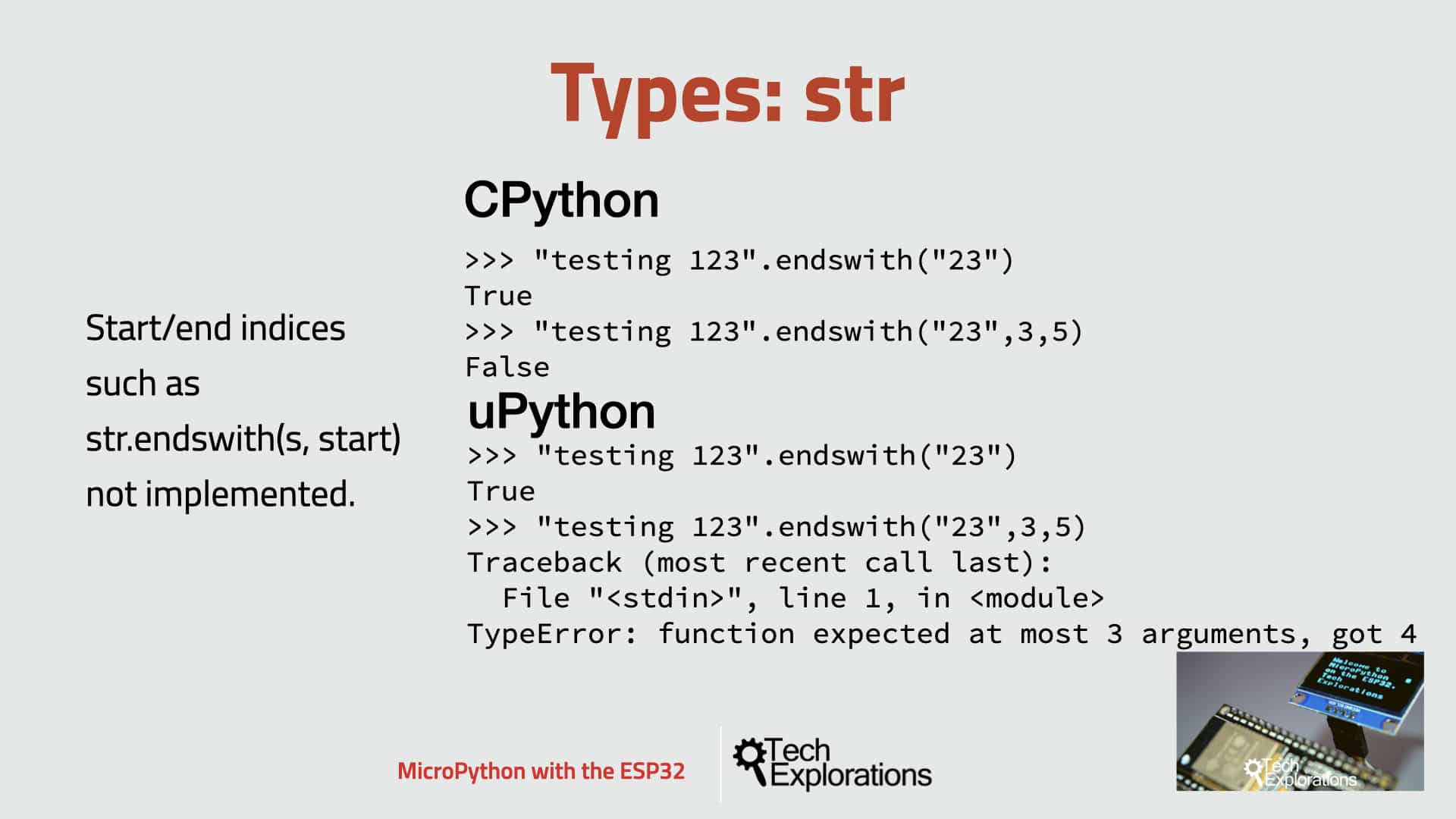 MicroPython with the ESP32 guide series MicroPython vs CPython