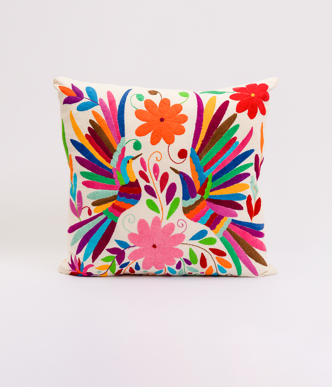 Otomi Embroidered Cushion Cover Las Ventanas al Paraiso, A Rosewood Resort