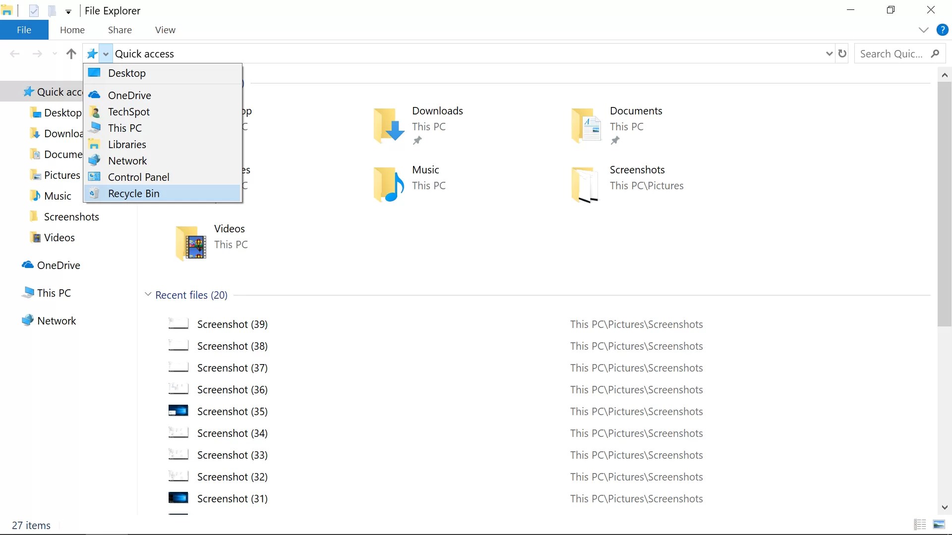 Where is the Windows 10 Recycle Bin? Removing it from the