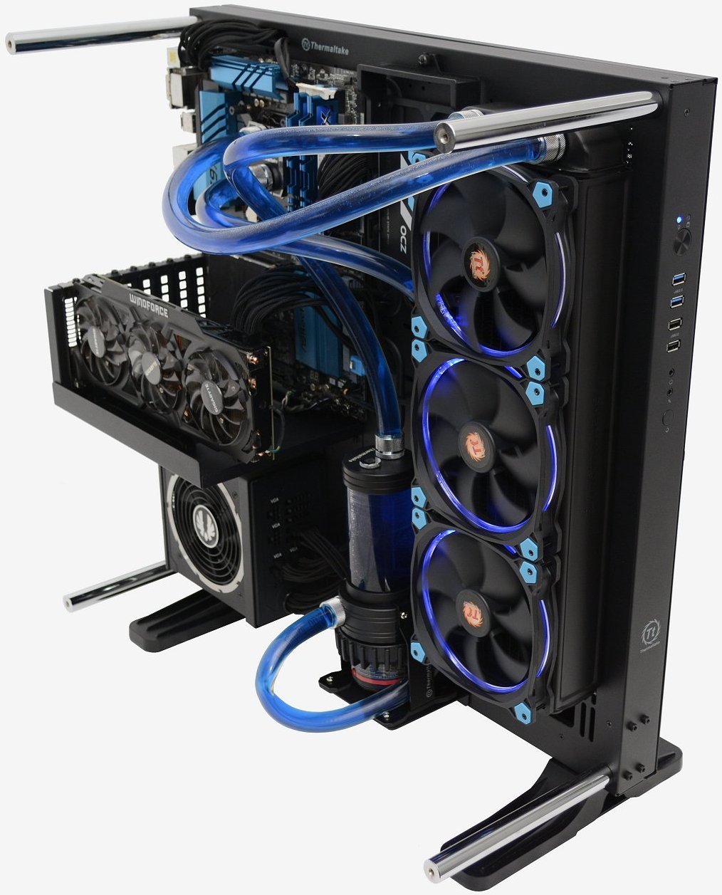 Thermaltake Core P5 Review WallMountable Open Frame Chassis TechSpot