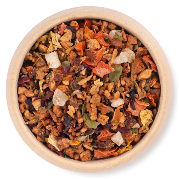 ERDBEERVANILLE AROMATISIERTER FRÜCHTETEE Großhandel für Tee