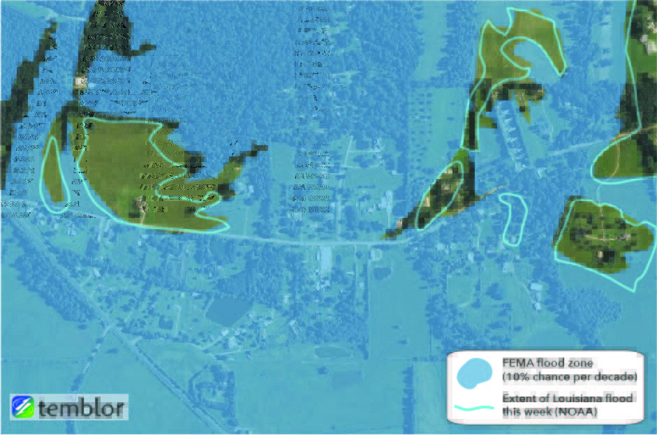 Satellite Map Of Louisiana Flooding United States Map