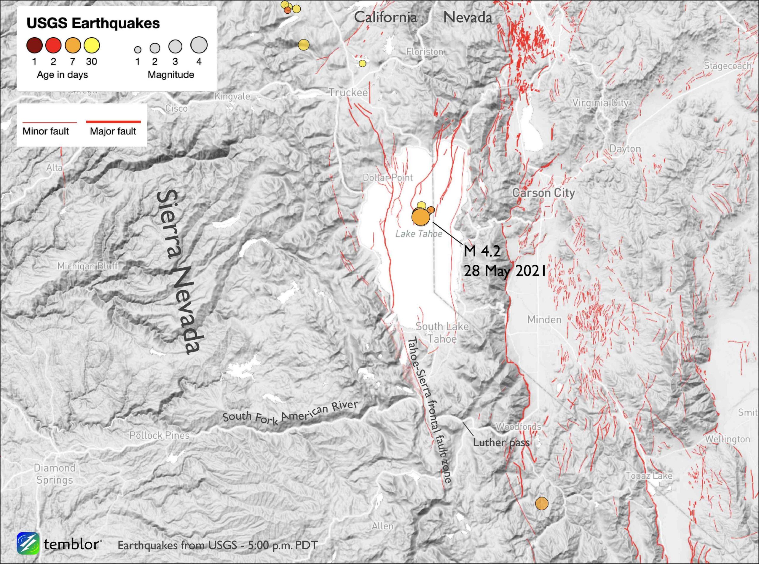 Essay Foothill Living and Lake Tahoe Earthquakes