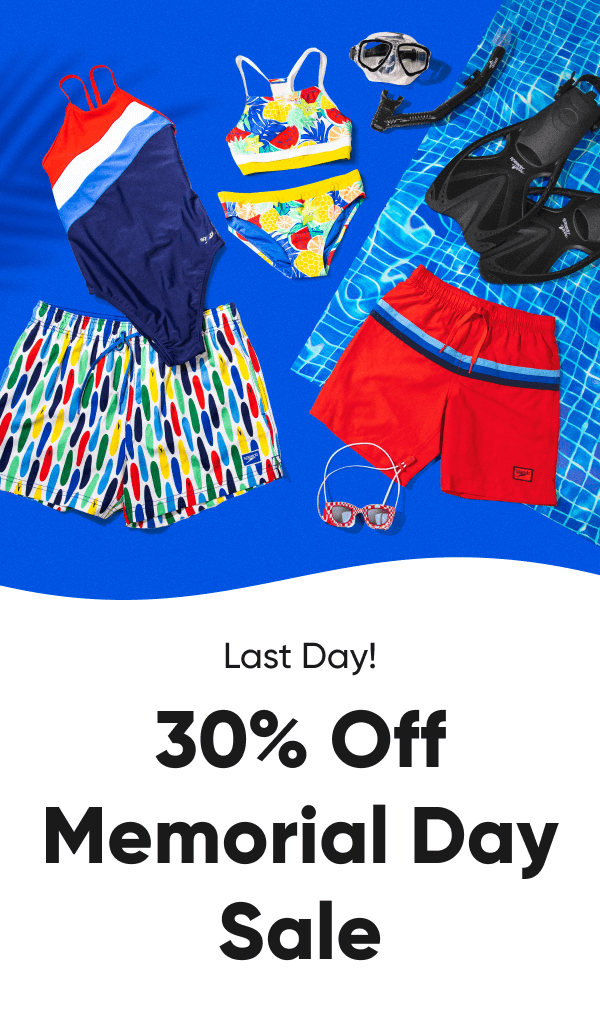 Memorial Day savings Extended! Speedo USA