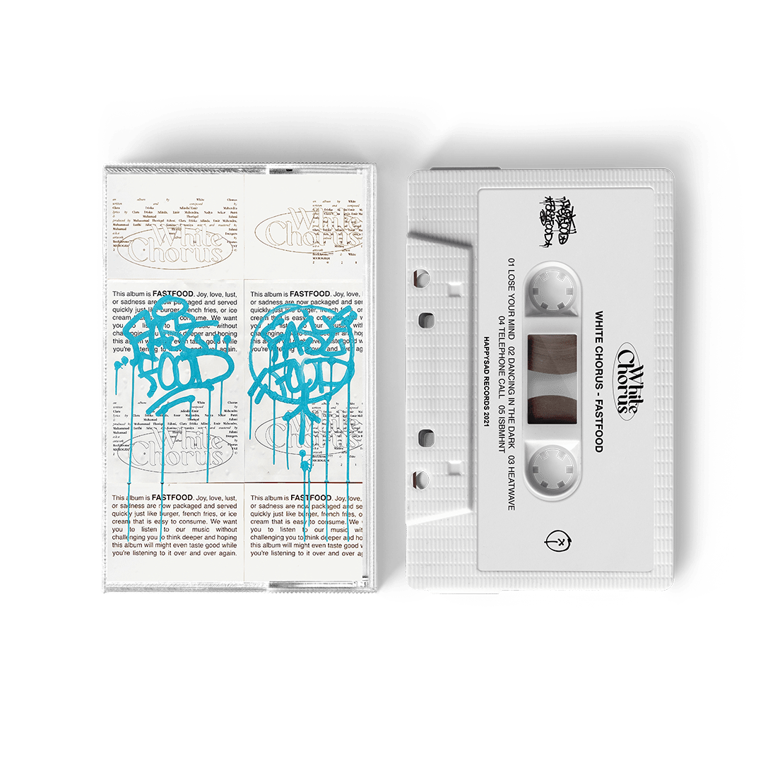 White Chorus FASTFOOD Cassette Tape The Store Front