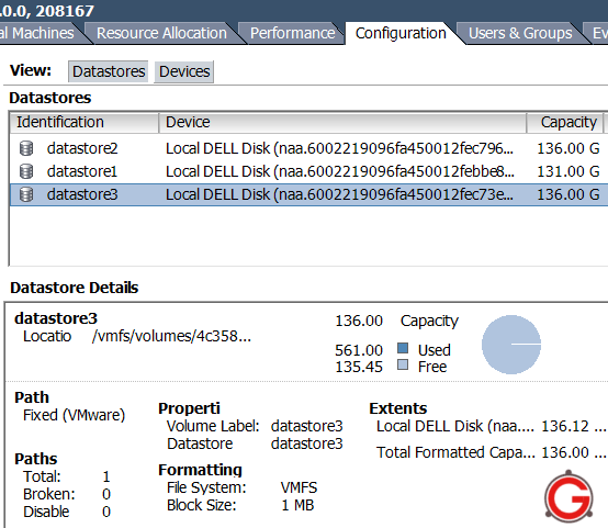 VMware ESXi 4 How to Add VMFS Datastore Using vSphere Client ( with
