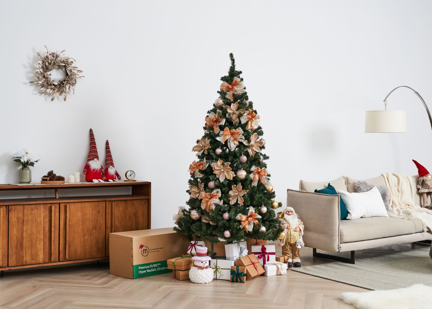 An easy way to set up your own Christmas tree